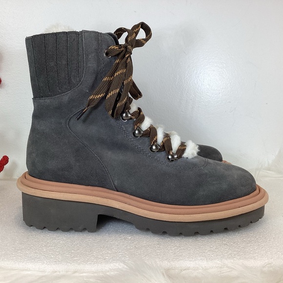 ALL BLACK BRAND COMBAT MOTO LUG SOLE HIKER BOOTS NWOT SZ EUR 38 US 7.5